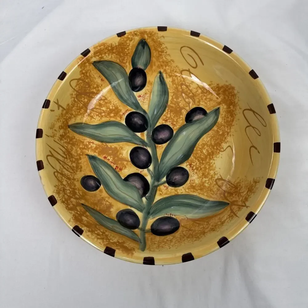 Certified International Vegetables Serving Bowl 9”